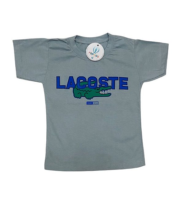 Camiseta Lacoste Cinza Tam.4