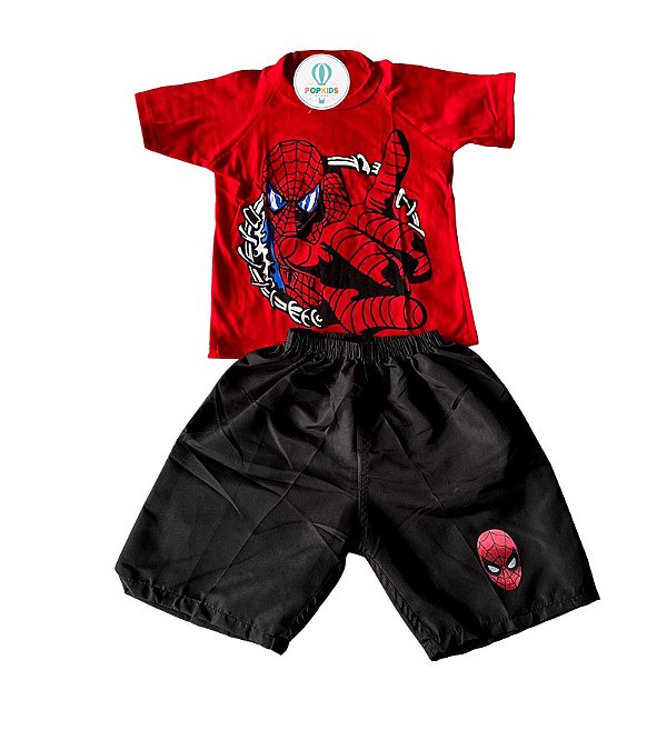 Conjunto Homem Aranha Tam.8