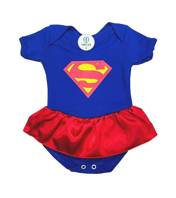 Body Temático Supergirl Tam.P