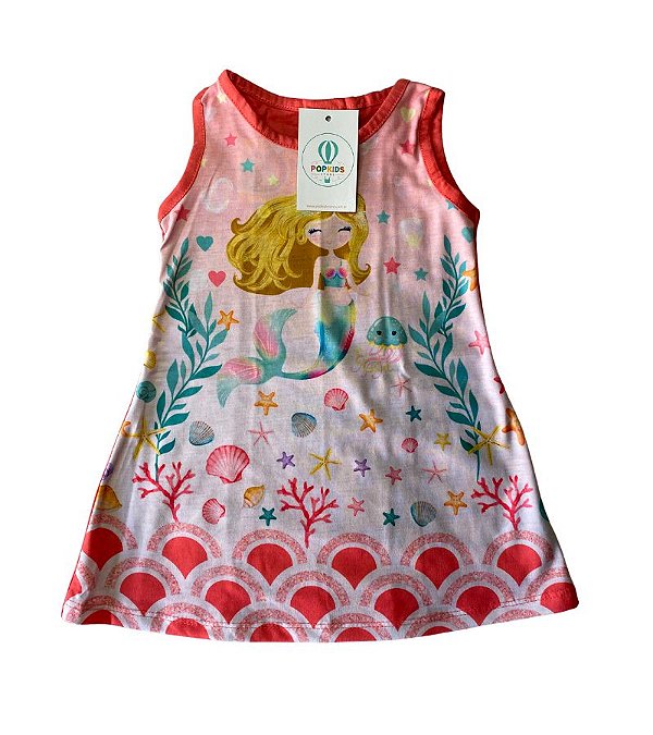 Vestido Sereia Infantil Blogueira