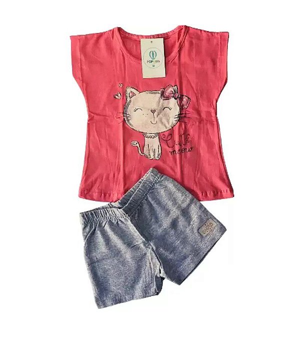 Conjunto Infantil Cute Cacau Kids Tam.1