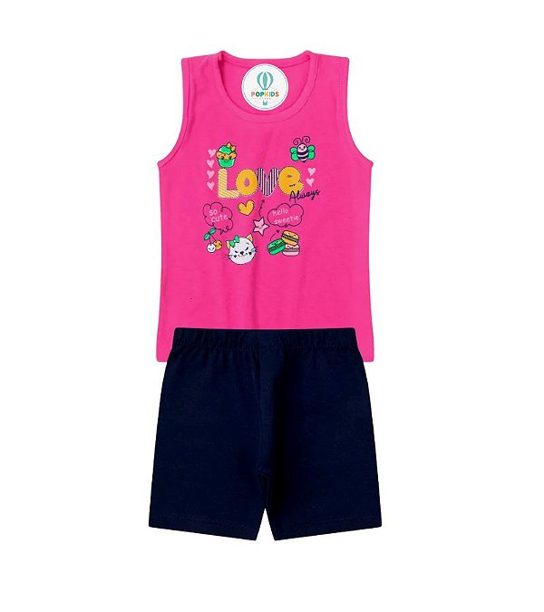 Conjunto Regata com Shorts Ciclista Tam.2