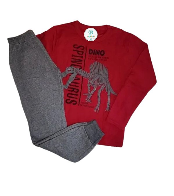 Conjunto Brandili Dinossauro Tam.4