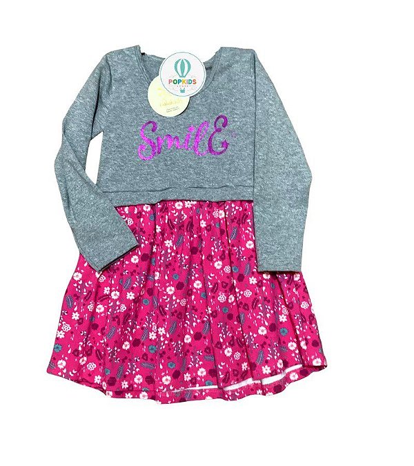 Vestido Manga Longa RalaKids Tam.10 (veste 6 Anos)