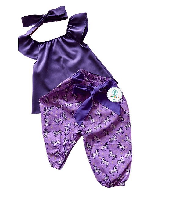 Conjunto  Blogueirinha Unicórnio Tam.1-2