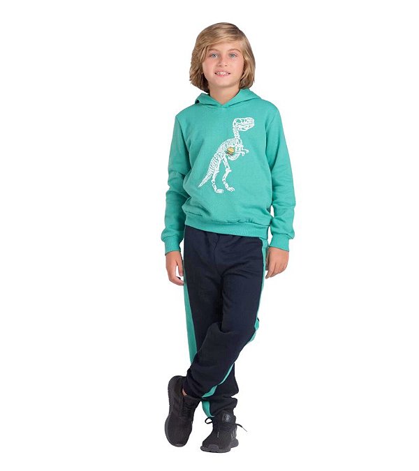Conjunto Infantil Dinossauro Hamburguer Tam.2