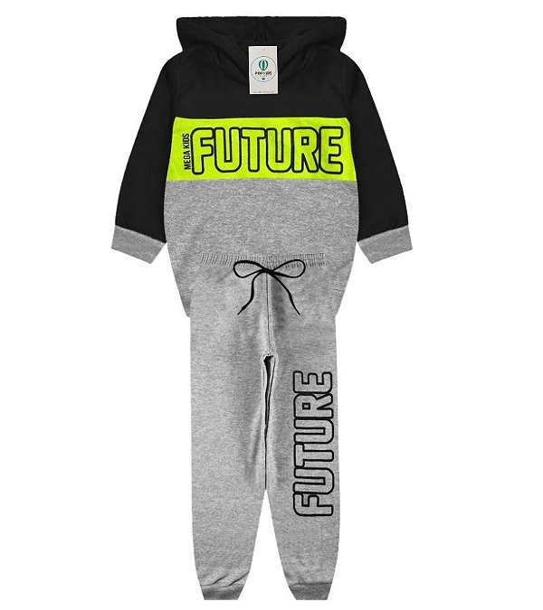 Conjunto Infantil Menino Moletom Future Tam.8