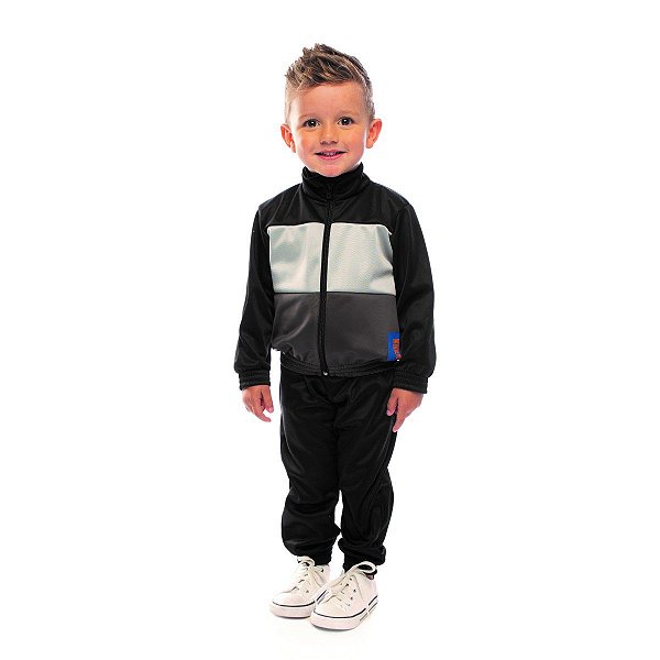 Conjunto Inverno By Gus Meninos Preto NBA Tam.3
