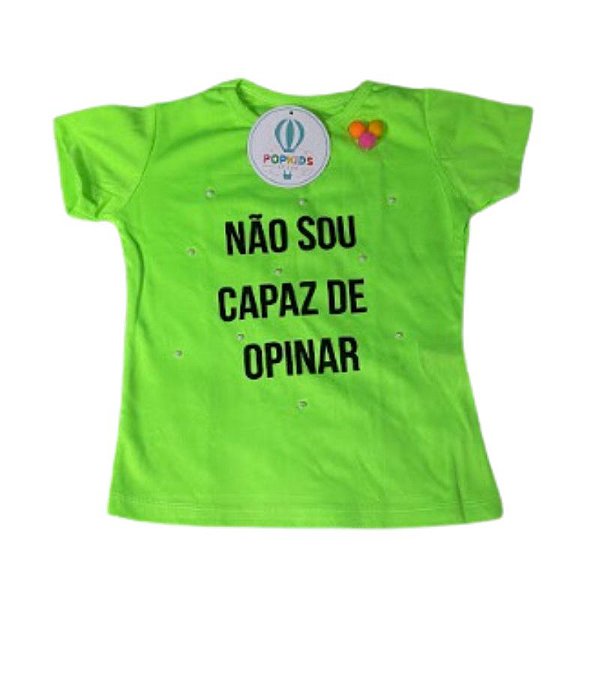 Blusa Blogueirinha Neon Tam.6