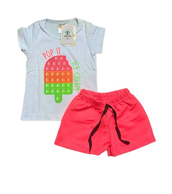Conjunto Infantil Pop It Ice Tam.1