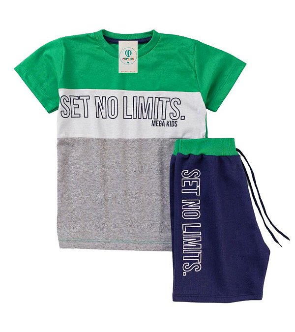 Conjunto Infantil Masculino No Limits Tam.12