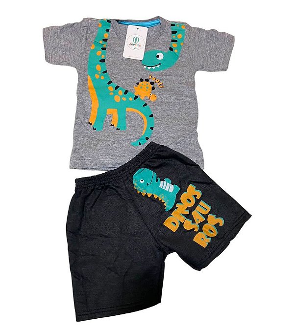 Conjunto Infantil Pop Colors Dino Iupi Tam.3