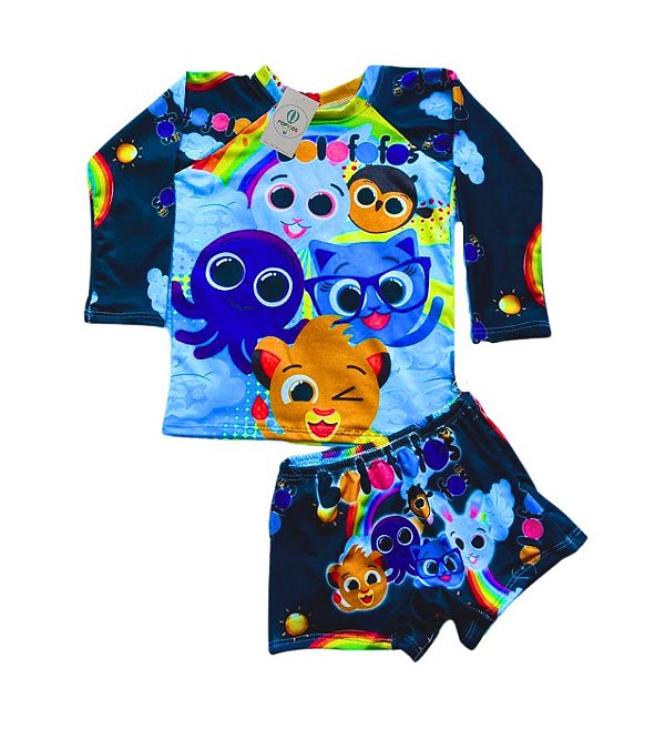 Conjunto Proteção Solar Bolofofos M (4-7 Anos)