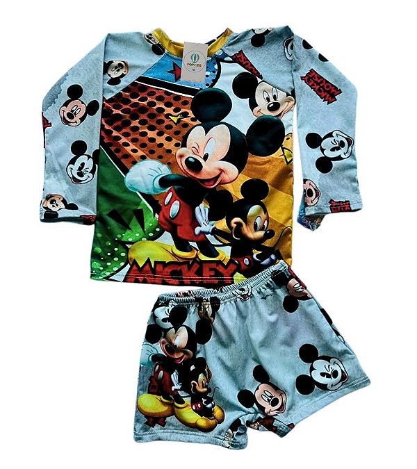 Conjunto Proteção Solar Mickey PP (Meses a 1 ano)