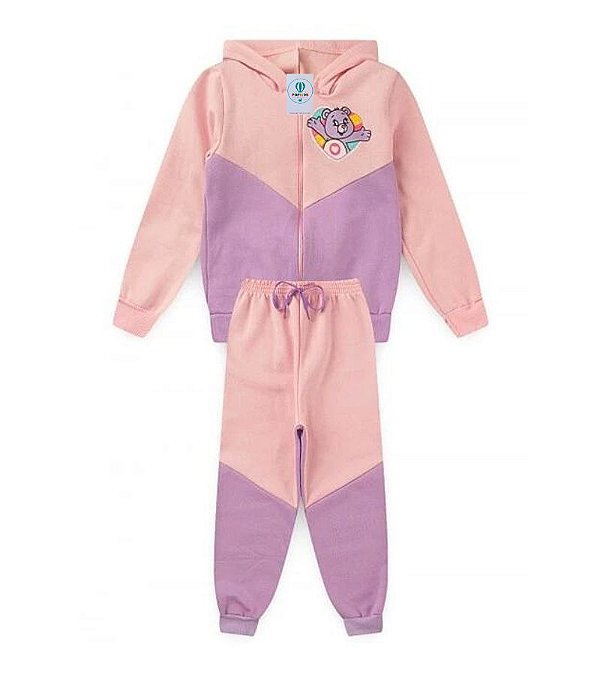 Conjunto Moletom Infantil Ursinho Carinhoso Tam.4