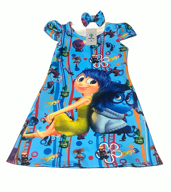 Vestido Divertidamente 2 L Tam.8-10 Anos