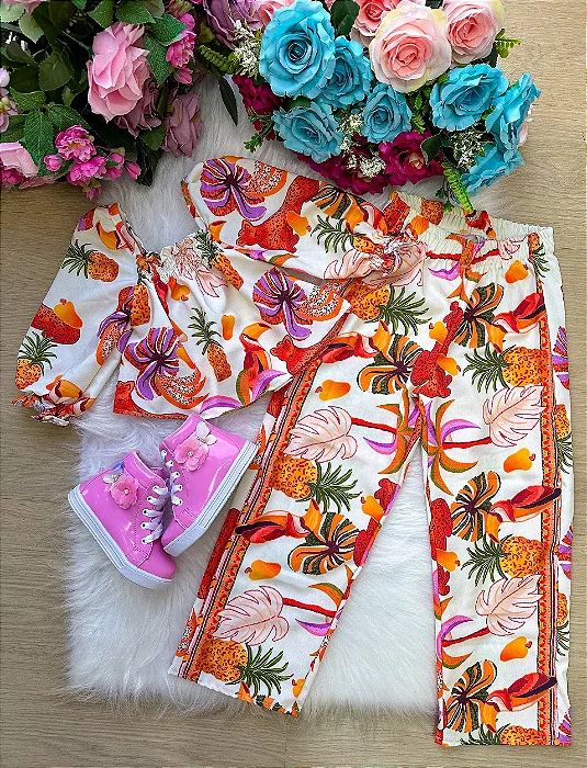 Conjunto Encanto Manu Blogueira Tropical