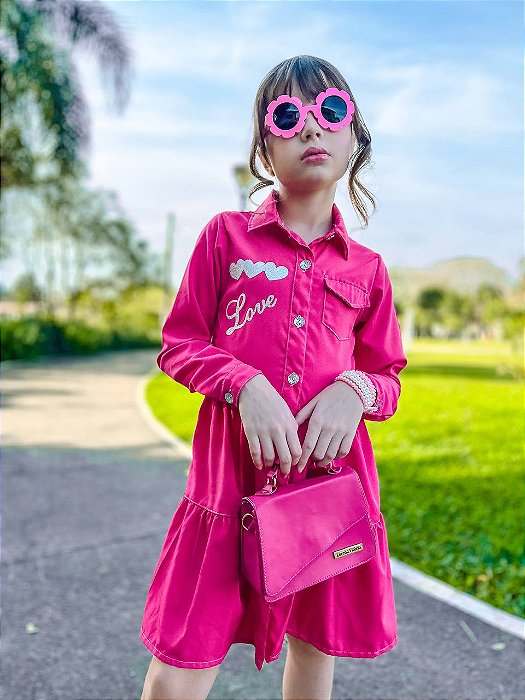 Vestido Encanto Kau Diva Rosa