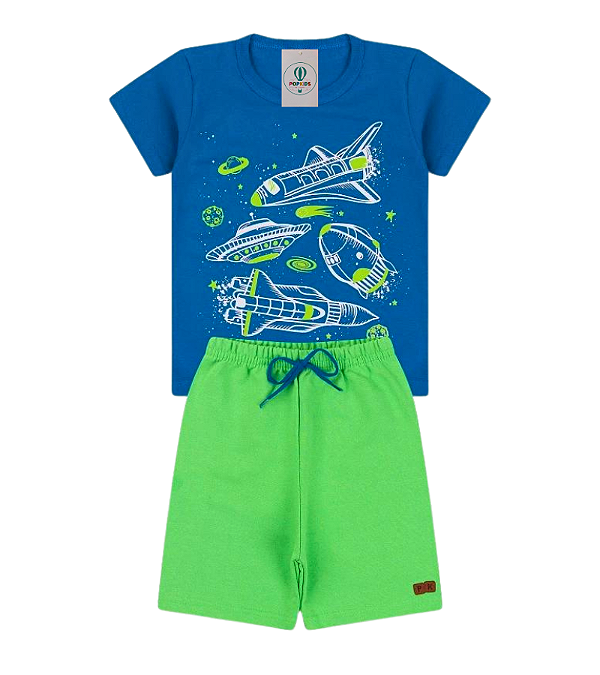 Conjunto Infantil Espacial Tam.4