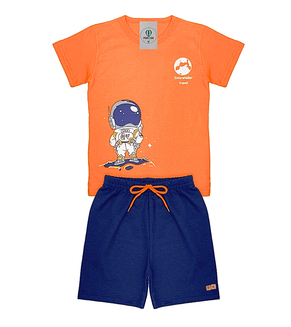 Conjunto Infantil Masculino Astronauta Tam.10