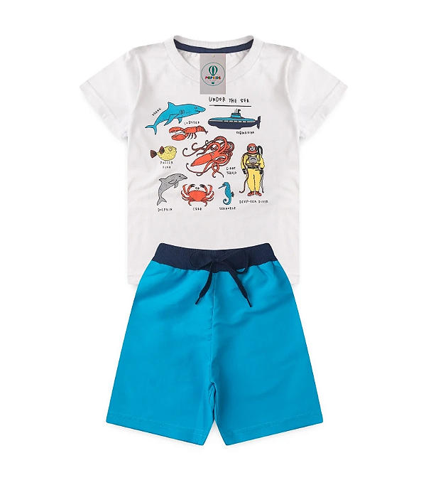 Conjunto Infantil Masculino Marítimo Tam.6
