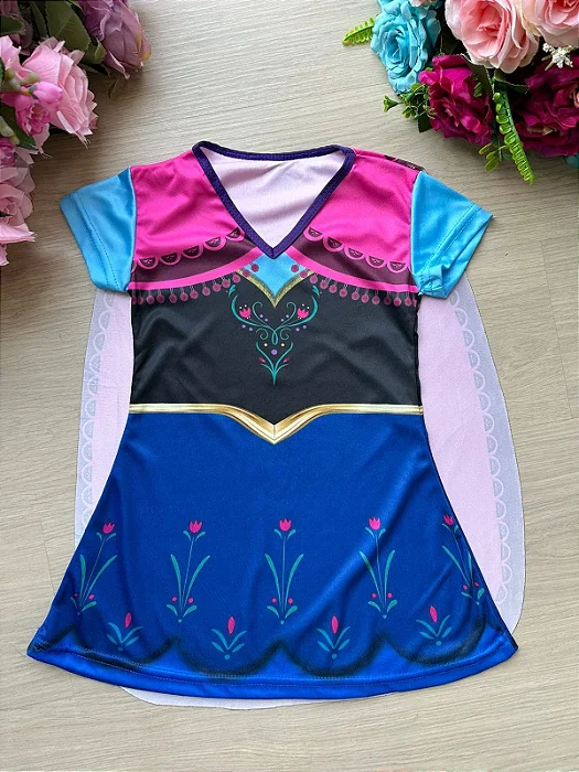 Fantasia Infantil Princesa Ana Frozen