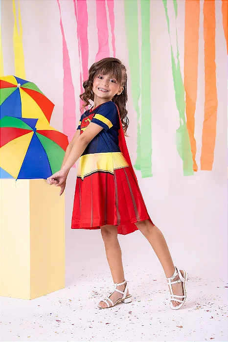 Fantasia Infantil Supergirl