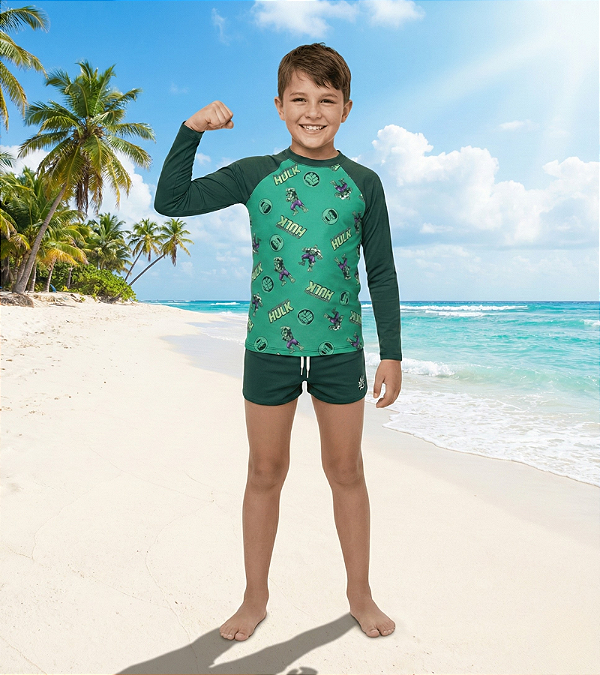 Conjunto Proteção Solar Hulk Tamanho 8