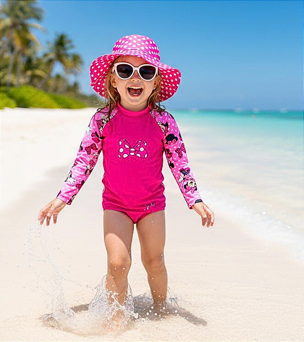 Conjunto Proteção Solar Minnie Tamanho 6