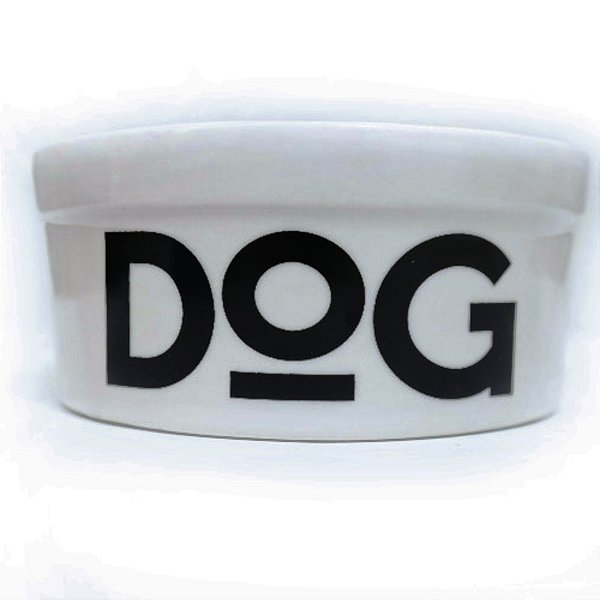 Comedouro para Cachorro, Branco