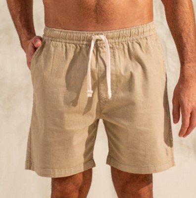 SHORT SARJA COMFY ANKOR BEGE