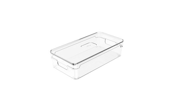 Organizador Clear com Tampa 30x15x7 cm