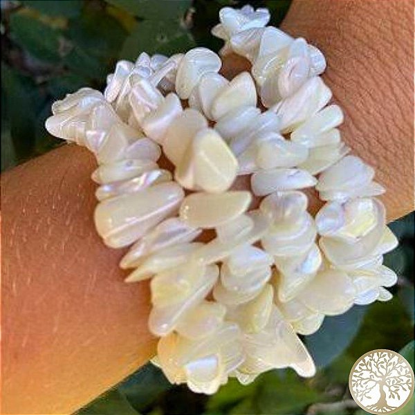 Pulseira de Madepérola (cascalho)