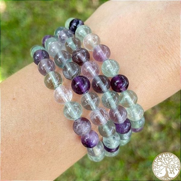 Pulseira de Fluorita (esfera)