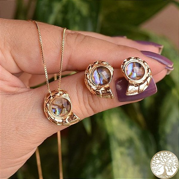 Conjunto Concha de Abalone