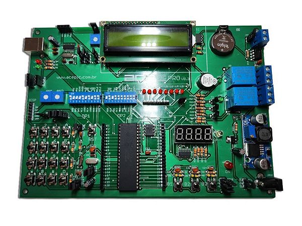 Kit de Desenvolvimento PIC18F4520 – ACEPIC PRO