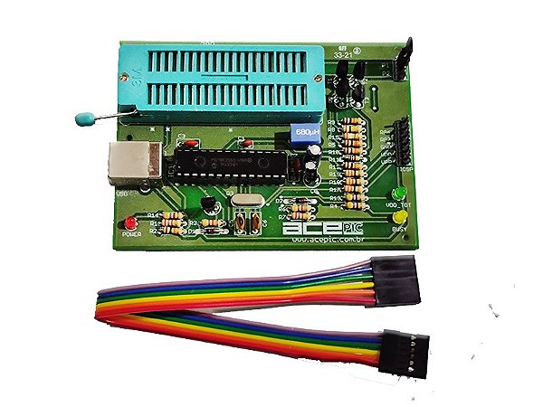 Gravador ACE USB (PICKIT2) para Microcontroladores PIC com ZIF