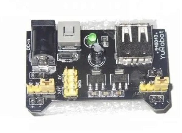 Módulo Fonte Ajustável para Protoboard - Saída 3,3V e 5V- para Arduino