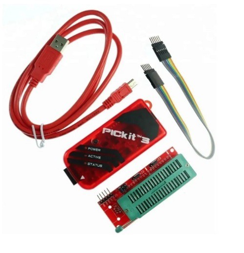 PICKIT3 – Gravador para Microcontroladores PIC + Conector ZIF