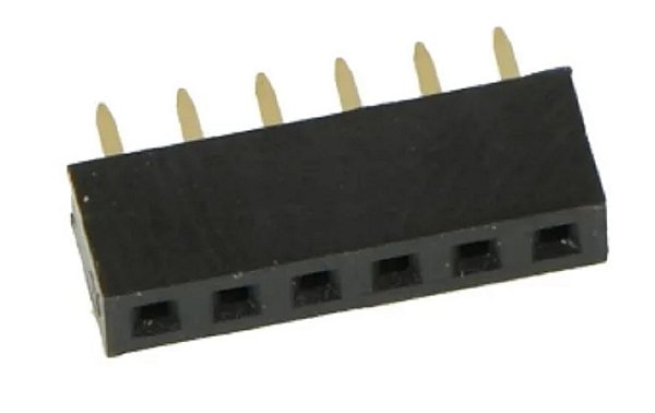 Conector MCI fêmea 6x1 - 180º - Pacote com 11 unidades
