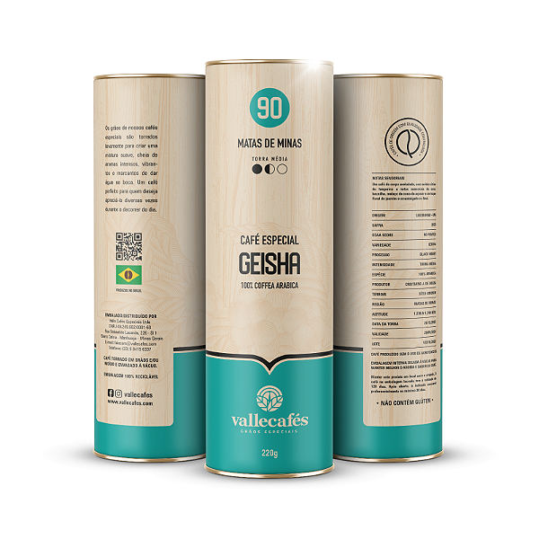 Café Especial Geisha 90 Pontos - Lata 220g