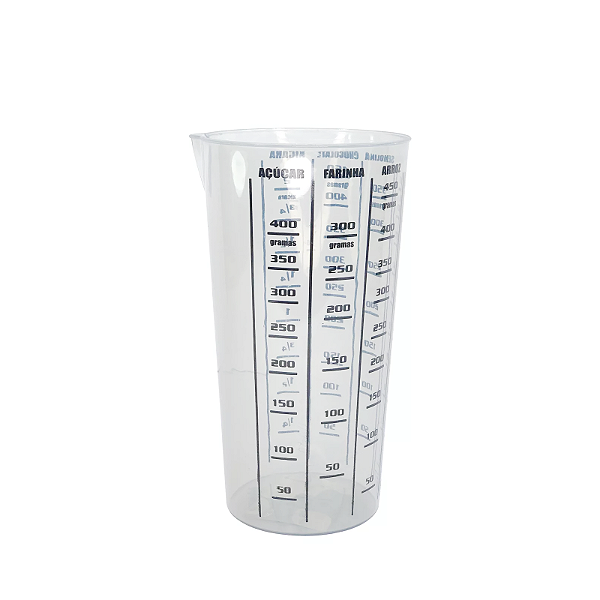 Copo Plástico Graduado Dosador 500 ml