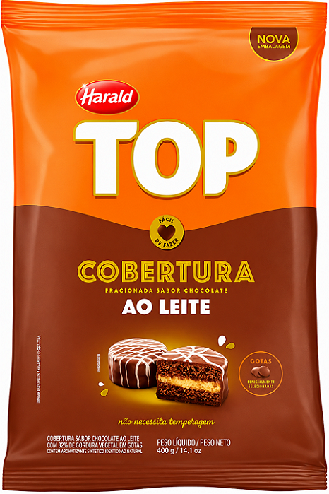 Cobertura Top Leite Gotas Harald 1kg
