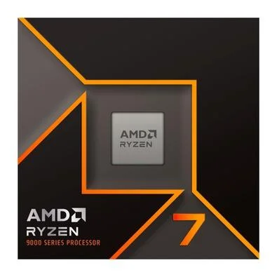 Processador AMD Ryzen 7 9700X, 3.8 GHz (5.5 GHz), Cache 32 MB, 8 Núcleos, 16 Threads, AM5 - 100-100001404WOF
