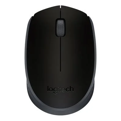 Mouse sem fio Logitech M170 com Design Ambidestro Compacto, Conexão USB e Pilha Inclusa, Preto - 910-004940