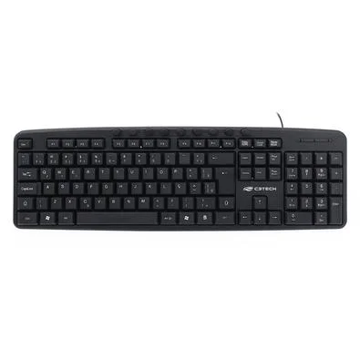 Teclado USB Multimídia KB-M40BK Preto C3Tech