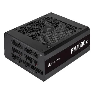 Fonte Corsair RM1000X, 1000W, 80 Plus Gold, Modular, Sem Cabo, Preto - 9020201-BR