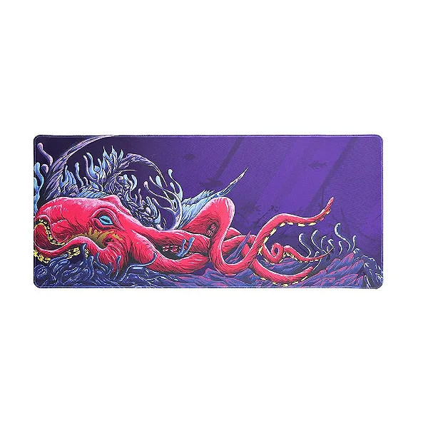 Mouse Pad Hybrid Deskmat Octopus Rose Dazz, Extra Grande, 90x40cm, Estampado