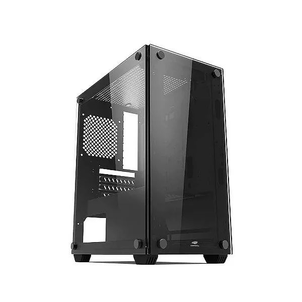 Gabinete Gamer C3tech Mt-g110bk  Preto sem fan