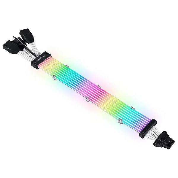 CABO EXTENSOR LIAN LI STRIMER PLUS V2 16 PINOS, RGB, 335MM, PRETO - PW168-8PV2